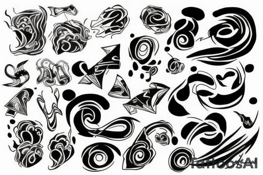 abstract tattoo idea