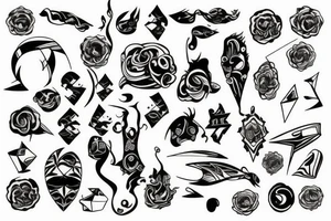 abstract tattoo idea