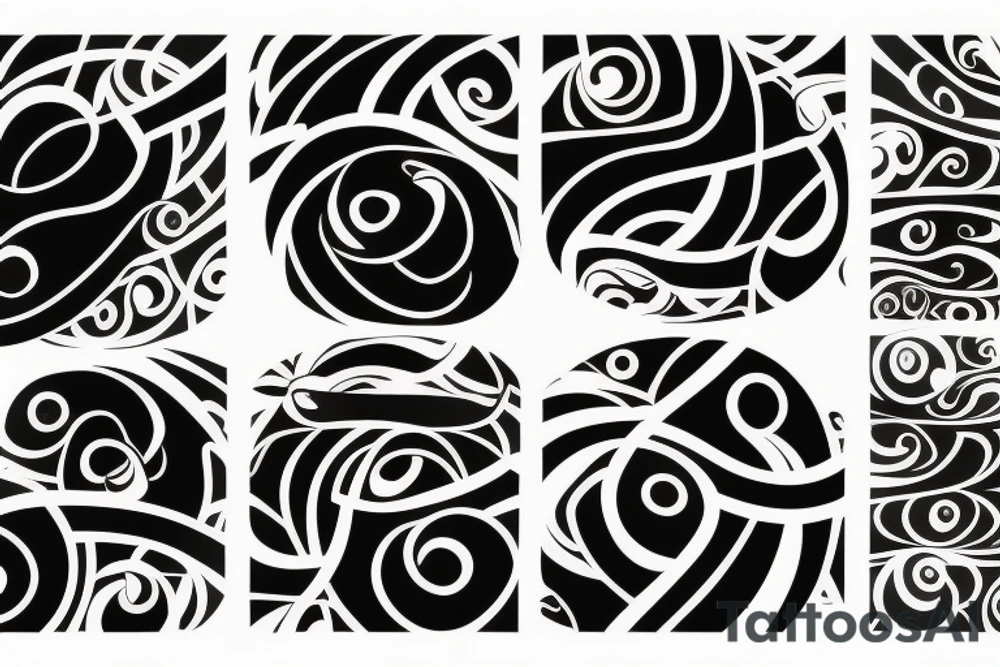abstract tattoo idea