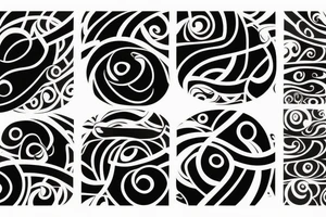 abstract tattoo idea