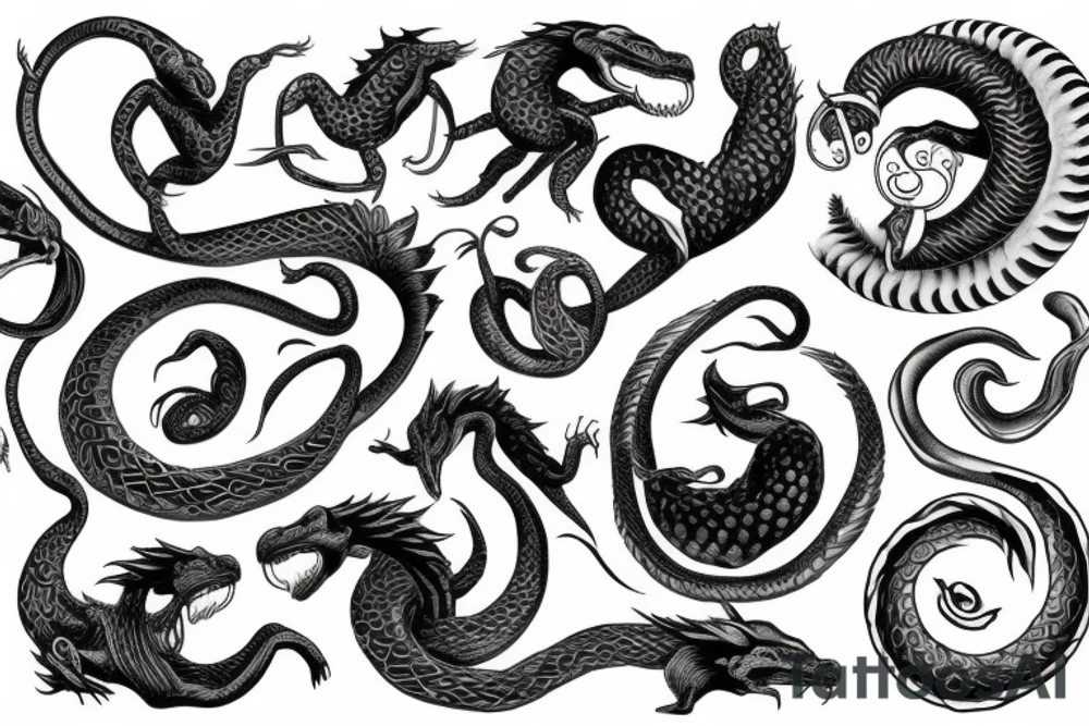Ouroboros tattoo idea