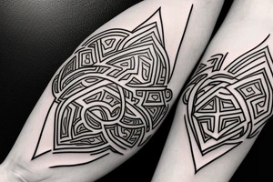 rounding pointer tattoo idea
