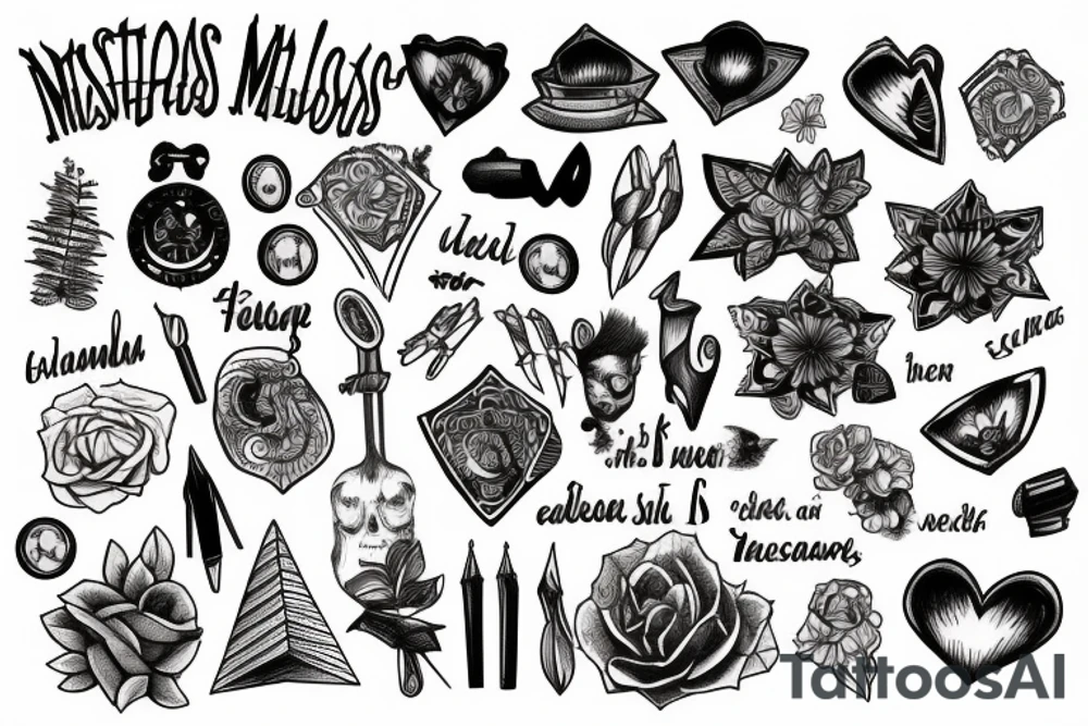 representation of past mistakes tattoo idea