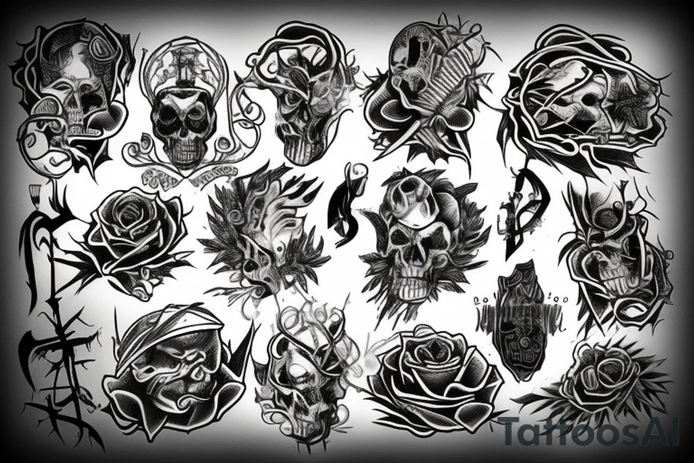 A tattoo that symbolizes to rise from the dead tattoo idea
