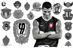 Cristiano Ronaldo, Goat, Soccer, portugual tattoo idea