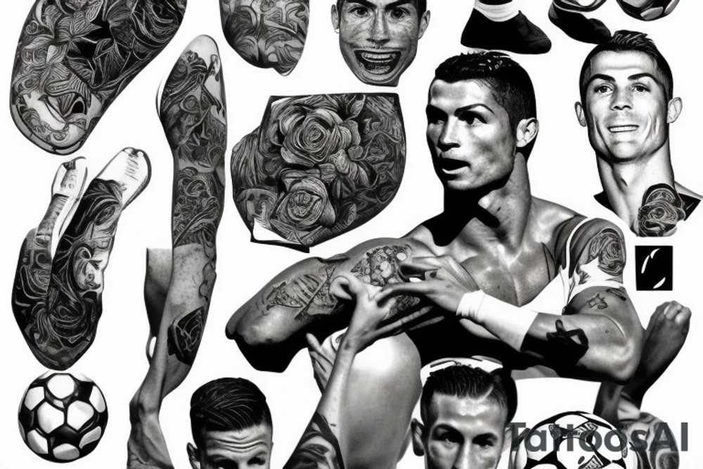 Cristiano Ronaldo, Goat, Soccer, portugual tattoo idea