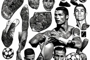 Cristiano Ronaldo, Goat, Soccer, portugual tattoo idea
