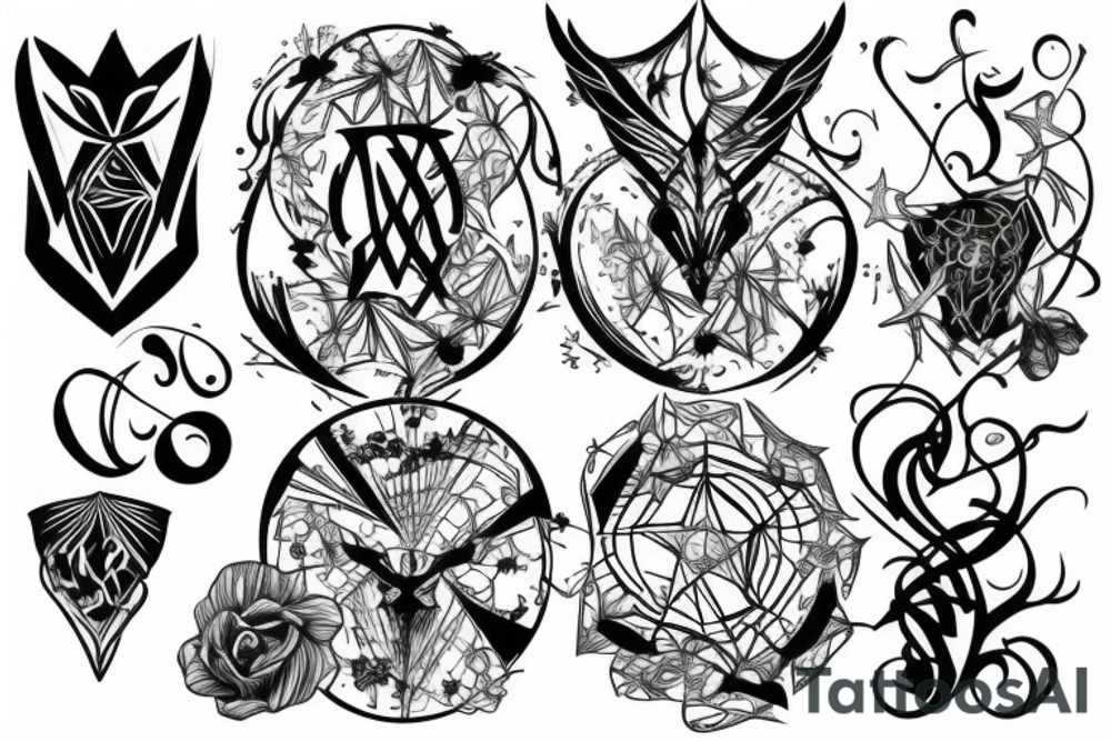 Web Chest tattoo idea