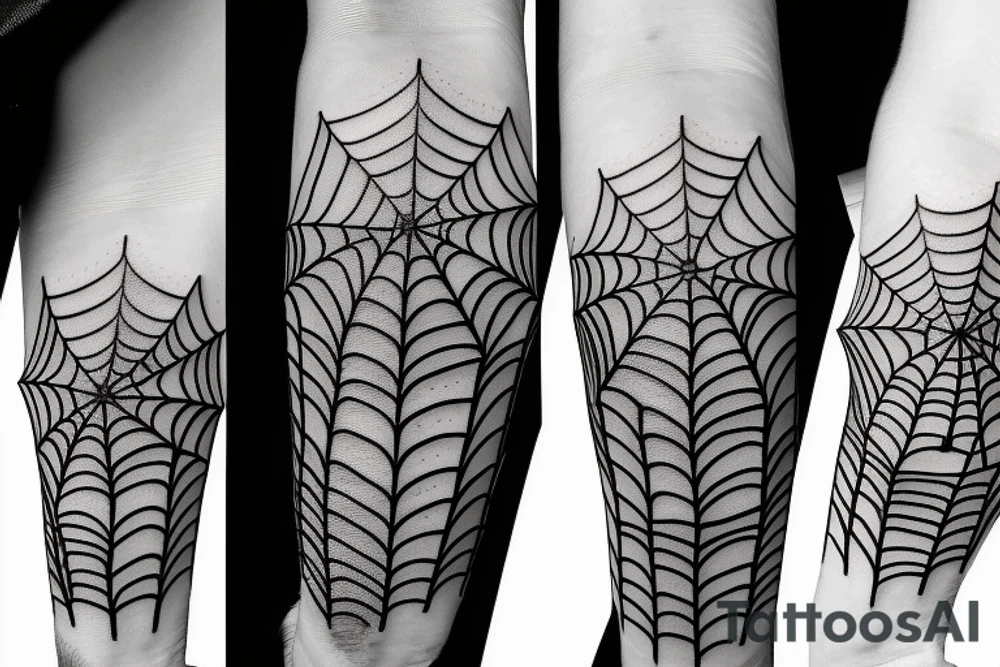 Spider Web tattoo idea