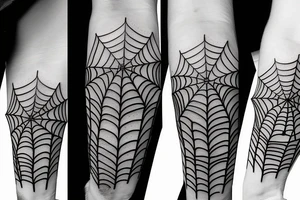 Spider Web tattoo idea