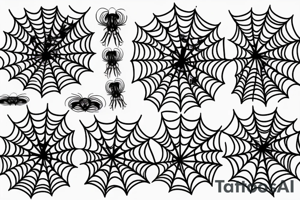 Spider Web tattoo idea