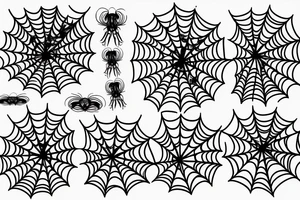 Spider Web tattoo idea