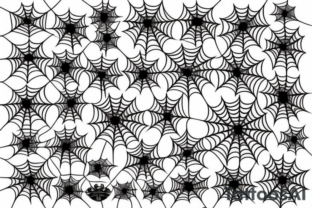 Spider Web tattoo idea