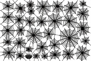 Spider Web tattoo idea