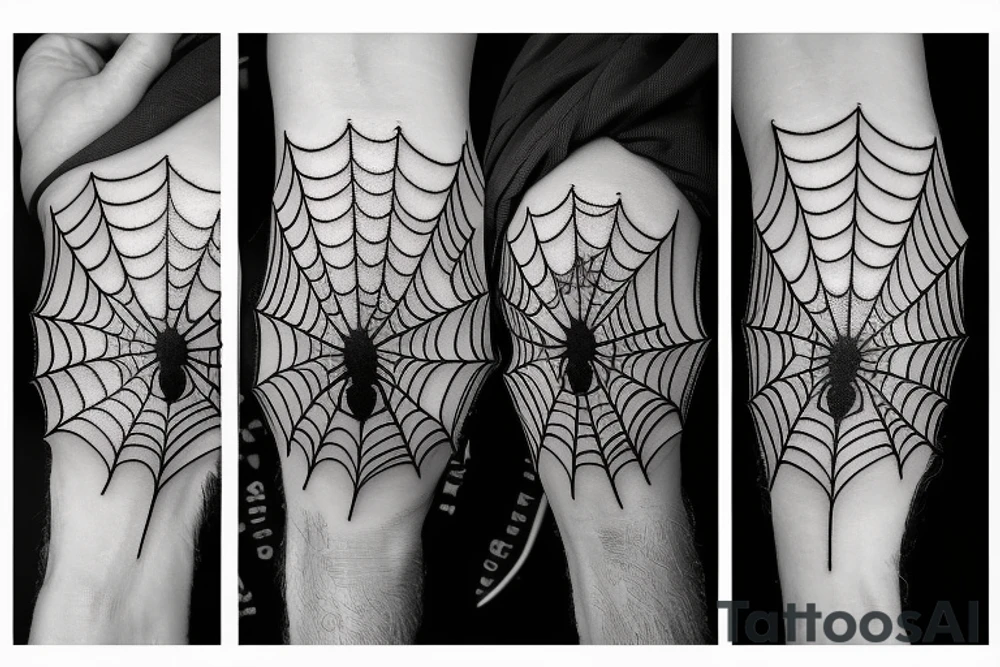 Spider Web tattoo idea