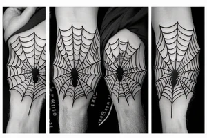 Spider Web tattoo idea