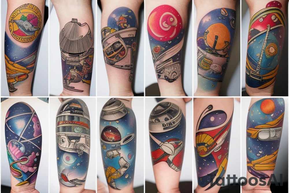 Astronaut tattoo idea
