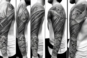 the Olympic Mountain Range Full back shoulders tattoo tattoo idea