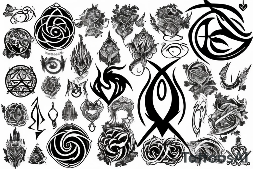 Magic symbol tattoo idea