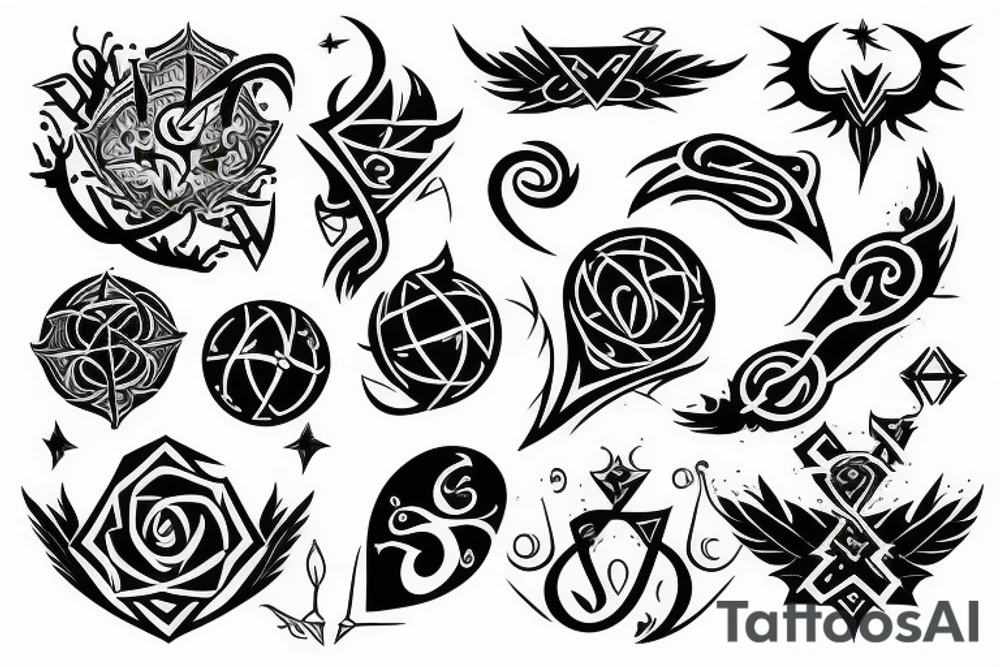 Magic symbol tattoo idea