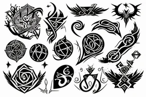 Magic symbol tattoo idea