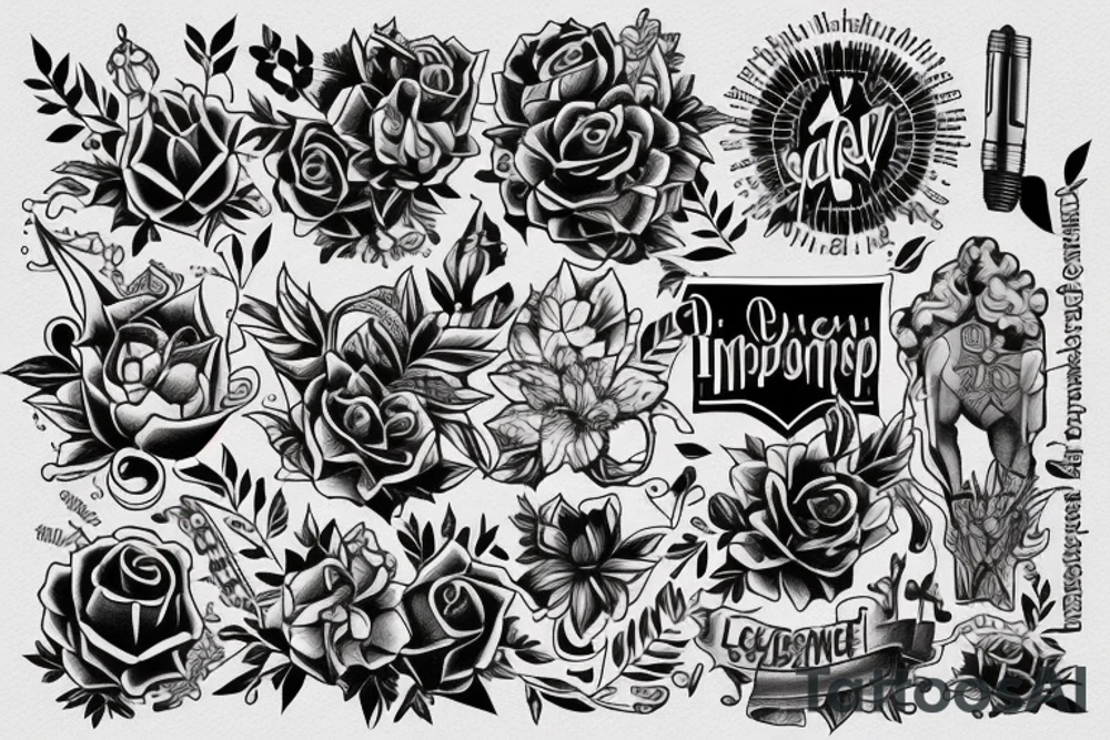 design a small arm tatoo knowing that i want to be sucessfull in life, to be independant financially and love entrepreneurship tattoo idea