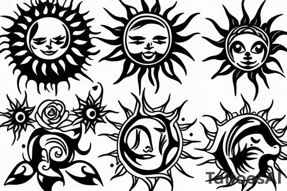 draw an original sun for an upper arm tatoo tattoo idea draw an original sun for an upper arm tatoo tattoo idea