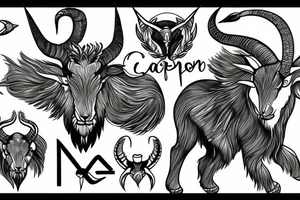 capricorn tattoo idea