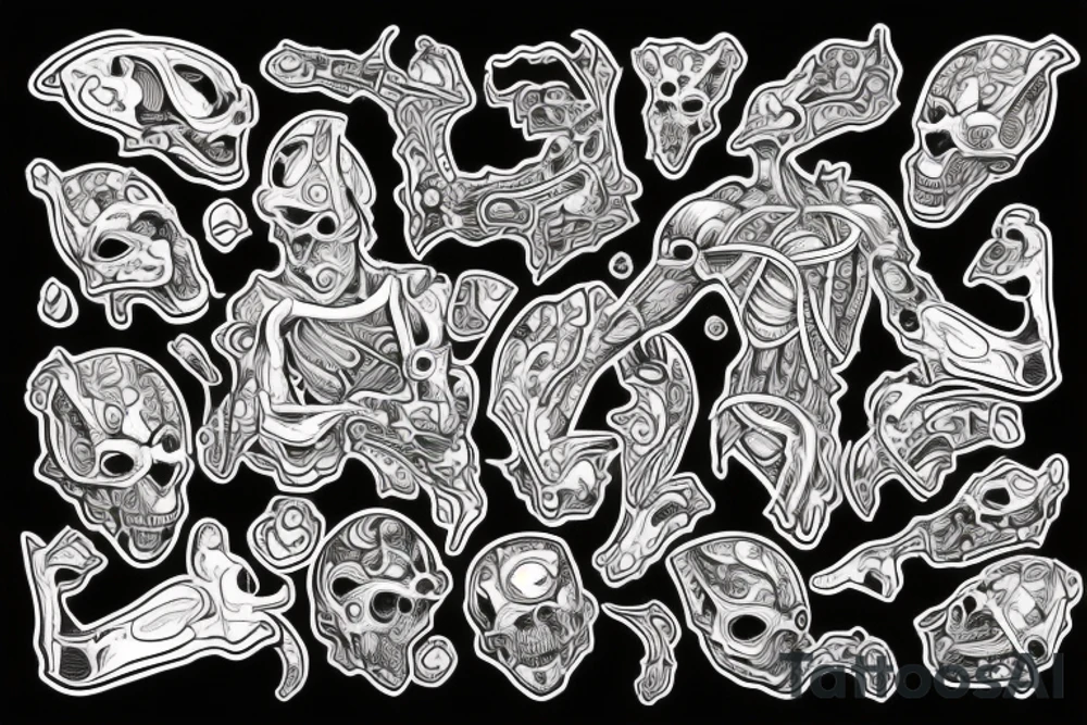 крутой тигровый оскал tattoo idea