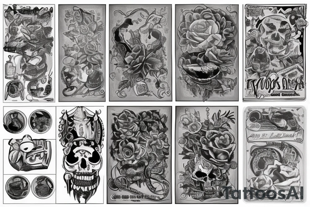 крутой тигровый оскал tattoo idea
