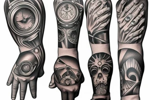 Mechanic hand tattoo idea
