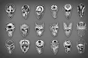 Ufo warrior tattoo idea