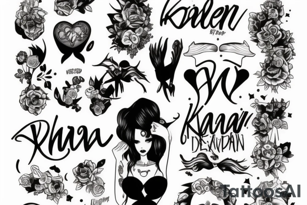 A wording with Eva Kaden Eden tattoo idea