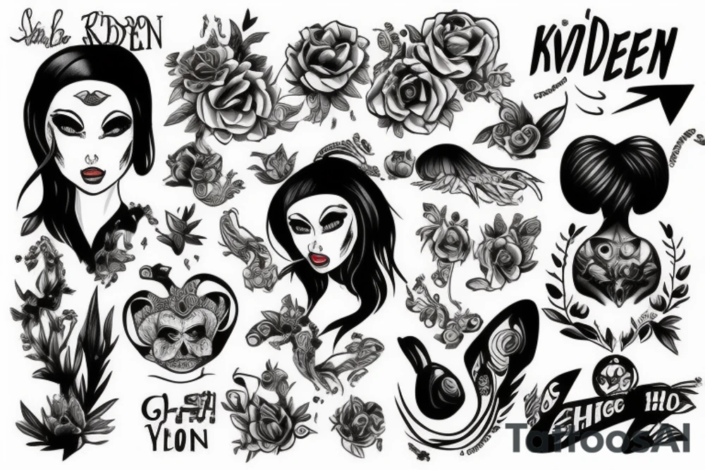 A wording of Eva Kaden Eden tattoo idea