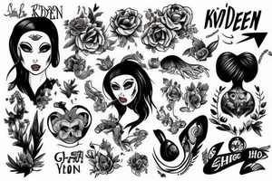 A wording of Eva Kaden Eden tattoo idea