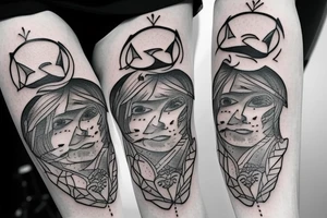 2020 with cut lines include mom dad with leo tattoo idea