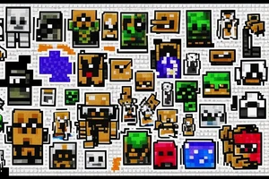 acid pixel minecraft tattoo idea