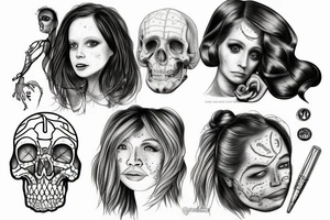 treacher collins syndrome tattoo idea