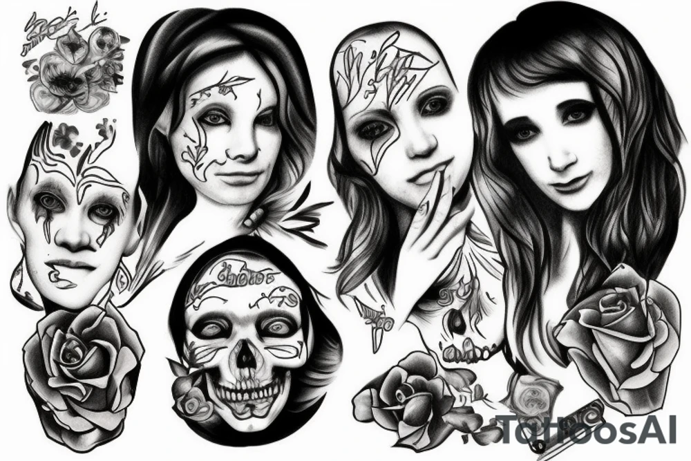 treacher collins syndrome tattoo idea