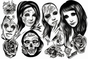 treacher collins syndrome tattoo idea