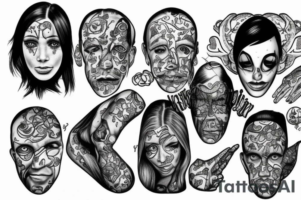treacher collins syndrome tattoo idea
