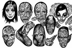 treacher collins syndrome tattoo idea