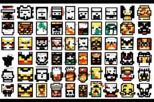 acid pixel minecraft tattoo idea