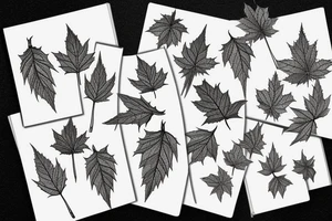 maple seed in a book tattoo idea