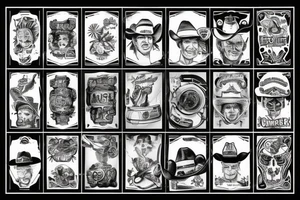 cowboy tattoo idea