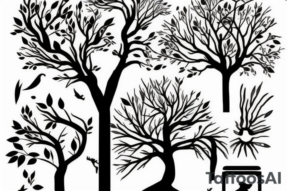 Pone tree tattoo idea