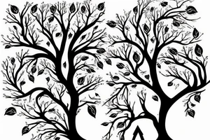 Pone tree tattoo idea