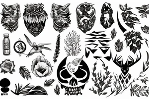 Wilderness tattoo idea
