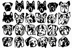 Simple dog print for memorial tattoo idea