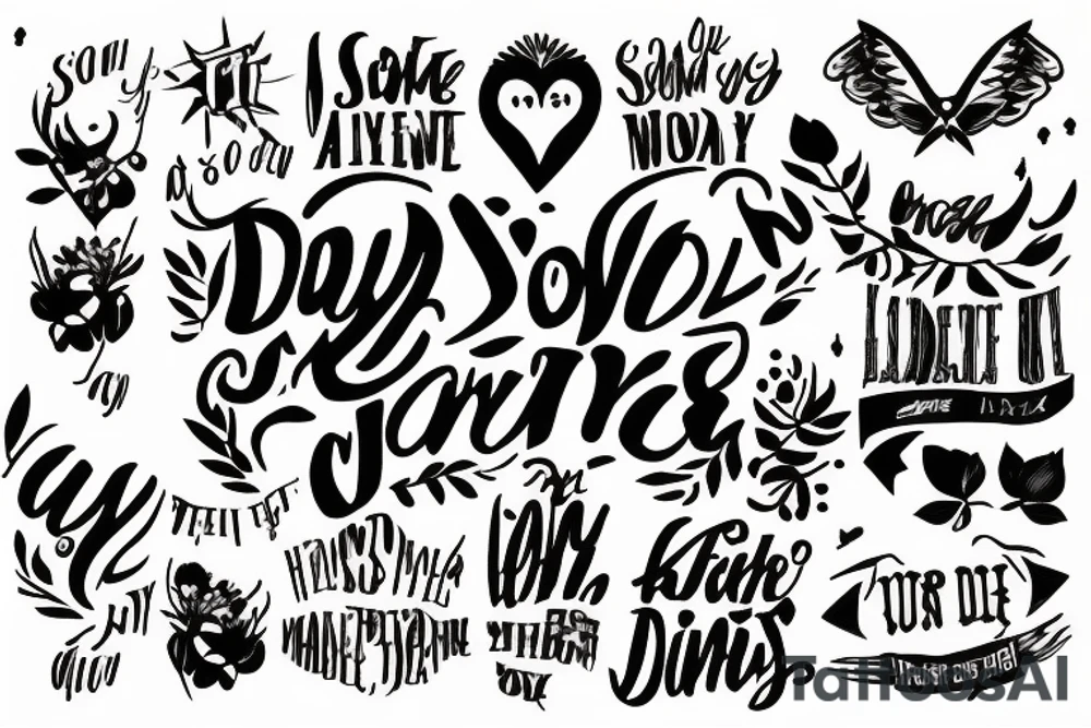 "some day" is too late tattoo idea